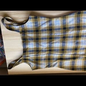 PLAID DRESS